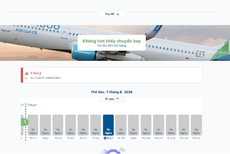 Nhiều đường bay của Bamboo Airways 'biến mất' trên hệ thống đặt vé