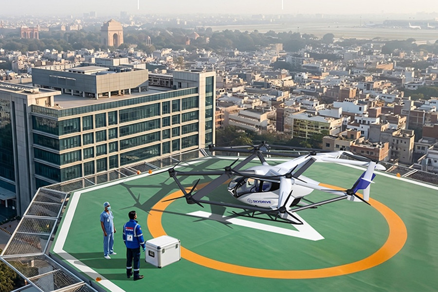 Ấn Độ tính dùng 'taxi bay' eVTOL cho cấp cứu y tế