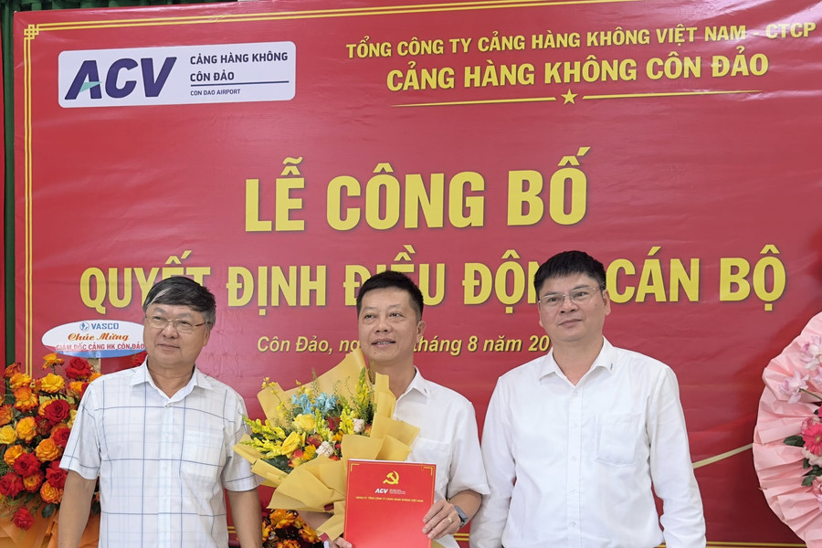 Cảng Hàng không Côn Đảo có Giám đốc mới