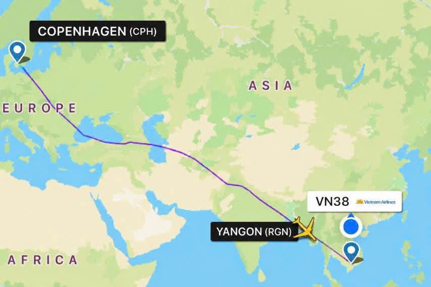 Sản phụ sinh con trên chuyến bay Vietnam Airlines, máy bay hạ cánh tại Myanmar