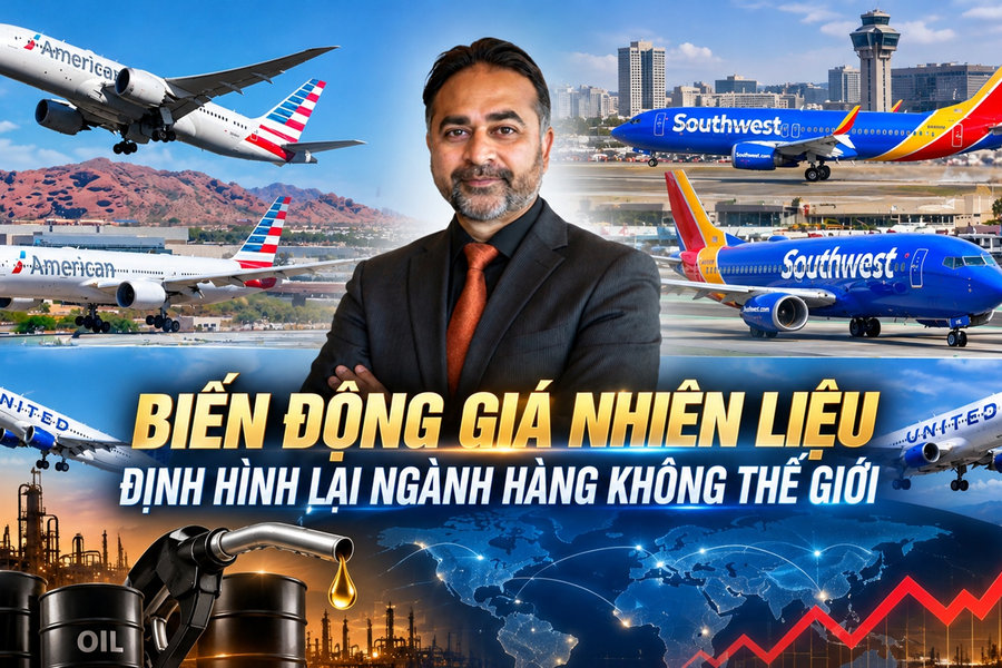 Giá nhiên liệu đang định hình lại ngành hàng không thế giới